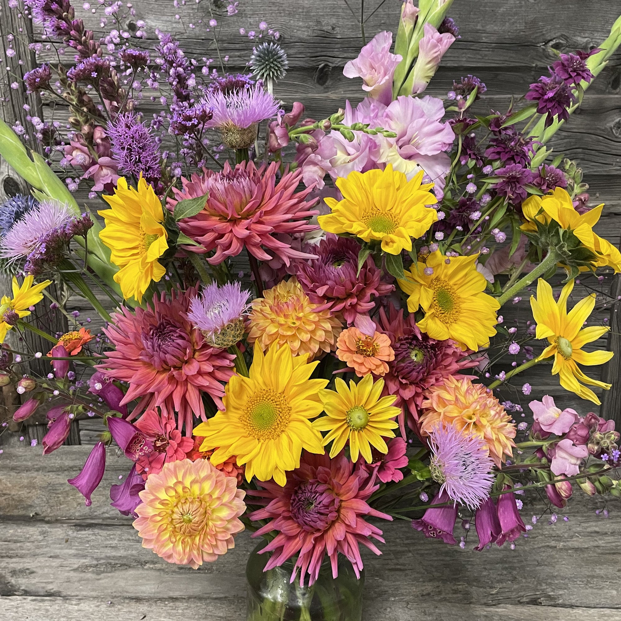 September - Weekly Subscription - 4 Bouquets {L}
