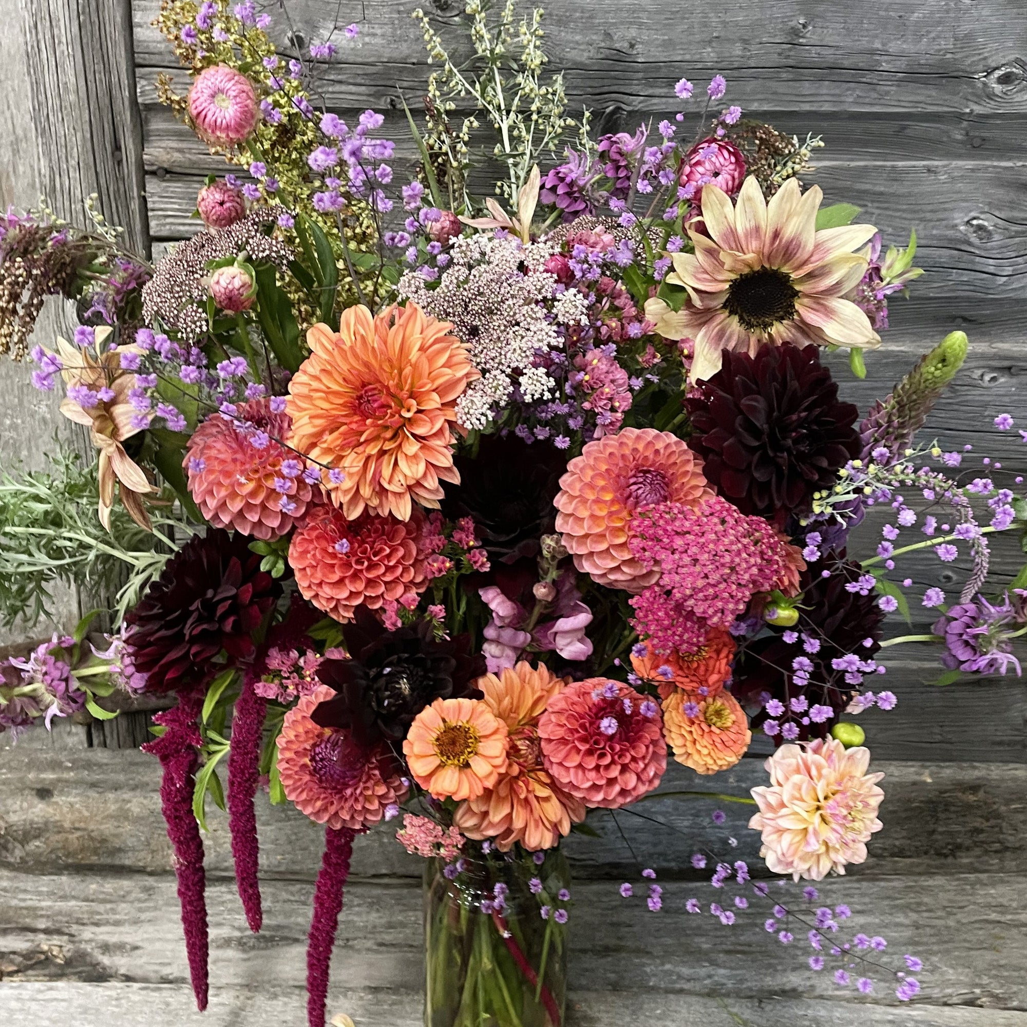 September - Weekly Subscription - 4 Bouquets {L}